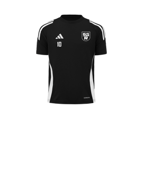 adidas Tiro 24 Trikot Kids Schwarz Weiss