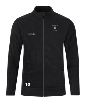 JAKO Fleece Jacke Kids Schwarz F801