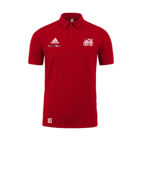 adidas Entrada 22 Poloshirt Rot