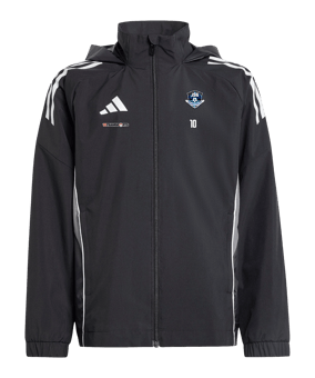 adidas Tiro 25 Competition Regenjacke Kids Schwarz