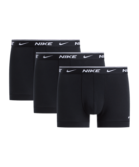 Nike Essential Cotton Stretch Trunk 3 Caleçon boxer Noir C001 - noir