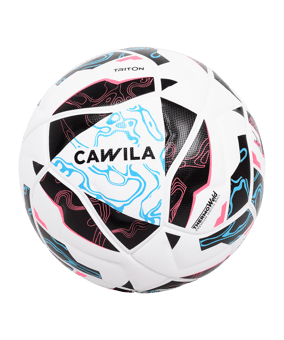 Cawila LIGA TRITON T16 Fußball | Spielball Größe 5 - weiss