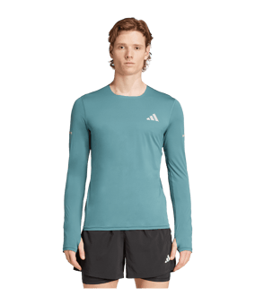adidas Adi365 Running Climacool+ LS T-Shirt Vert - vert