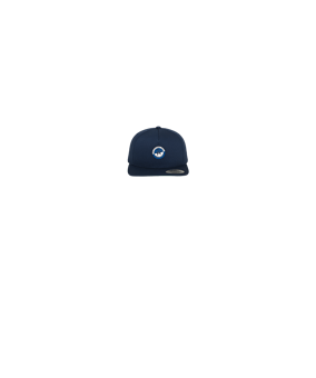 Merch 5 Panel Classic Snapback Cap Navy Green | logo4c