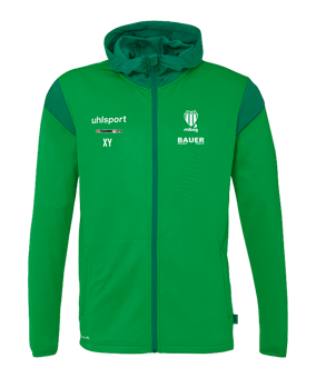 uhlsport Squad 27 Kapuzenjacke Grün F90