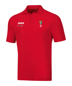 JAKO Base Poloshirt Rot F01