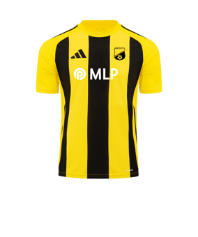 adidas Striped 24 Trikot Gelb Schwarz