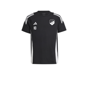 adidas Tiro 24 T-Shirt Kids Schwarz Weiss