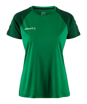 Craft Squad 2.0 Contrast Trikot Damen Grün - gruen