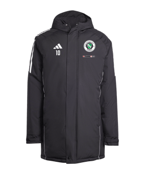adidas Tiro 24 Winterjacke Schwarz Weiss