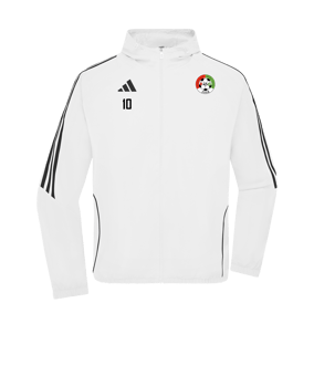 adidas Tiro 24 Windbreaker Weiss Schwarz