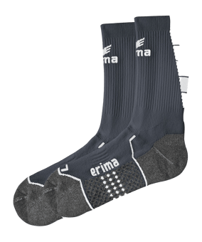 Erima Tube Socks Grau Weiss - grau