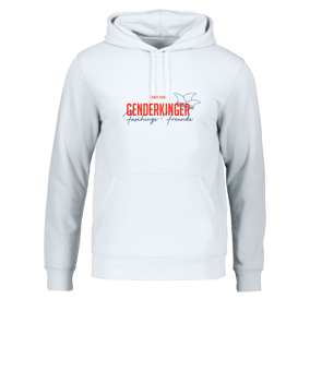 Merch Drummer 2.0 Hoody White | #genderkinger