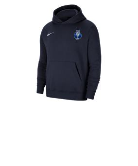 Nike Park 20 Fleece Hoody Kids Blau Weiss F451