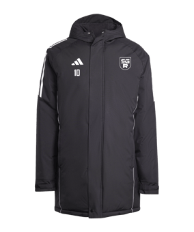 adidas Tiro 24 Winterjacke Schwarz Weiss