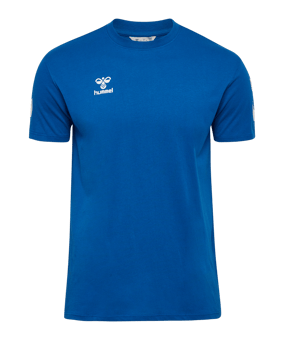 Hummel Go 2.0 Chevron T-Shirt Blau F7045 - blau