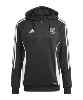 adidas Tiro 24 Hoody Schwarz Weiss 