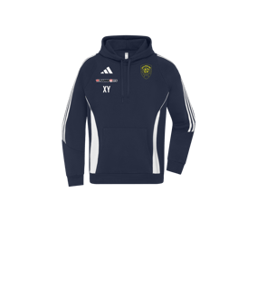 adidas Tiro 24 Hoody Kids Blau Weiss