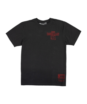 Mitchell and Ness Chicago Bulls NBA 96 Championship Dennis Rodman T-Shirt Schwarz - schwarz