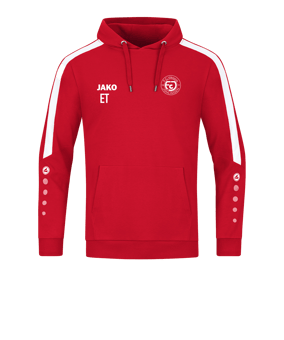 JAKO Power Hoody Rot Weiss F100