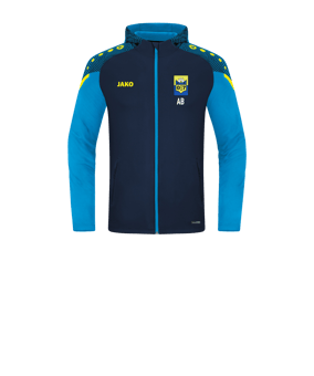 JAKO Performance Kapuzenjacke Kids Blau F908
