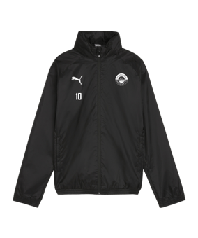 PUMA teamGOAL Allwetterjacke Kids Schwarz Weiss F03