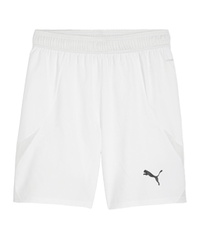 PUMA teamFINAL Short Weiss Schwarz Grau F04 - weiss