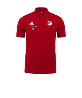 adidas Entrada 22 Poloshirt Rot