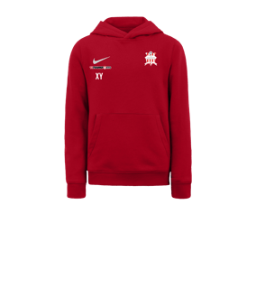 Nike Park 20 Fleece Hoody Kids Rot Weiss F657