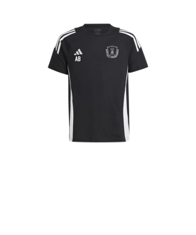 adidas Tiro 24 T-Shirt Kids Schwarz Weiss