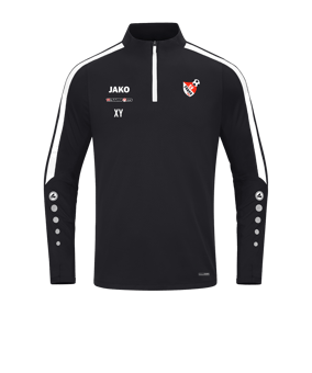 JAKO Power Sweatshirt Schwarz Weiss F800