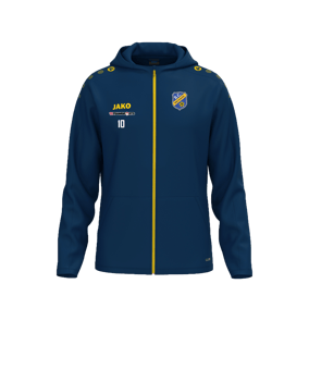 JAKO One Kapuzenjacke Blau F941