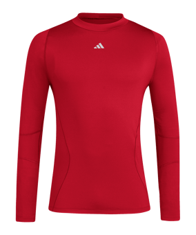 adidas Techfit COLD.RDY Longsleeve Rot - rot