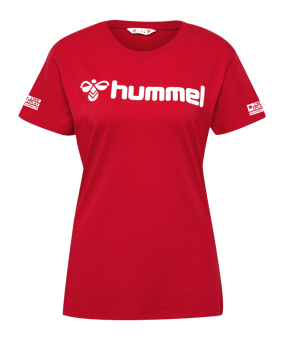 Hummel GO 2.0 LOGO T-Shirt Damen Rot F3062