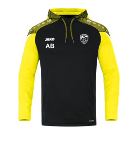 JAKO Performance Hoody Schwarz Gelb F808