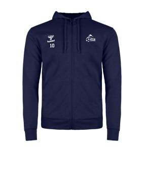 Veste à capuche Hummel GO 2.0 bleus F7026 