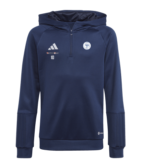 adidas Tiro 23 Competition Hoody Kids Blau