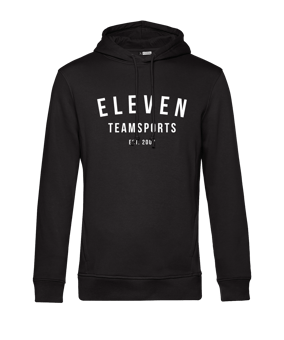 11teamsports established 2007 Hoody Schwarz Weiss - schwarz