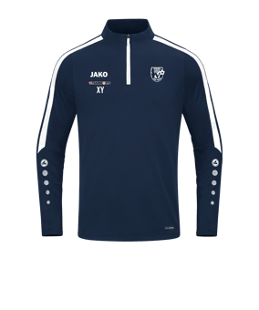 JAKO Power Sweatshirt Blau Weiss F900