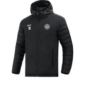 JAKO Team Stadionjacke Coachjacke Schwarz F08