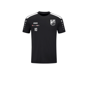 JAKO Power Trikot Kids Schwarz Weiss F800