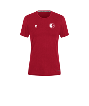 JAKO Pro Casual T-Shirt Damen Rot F141 