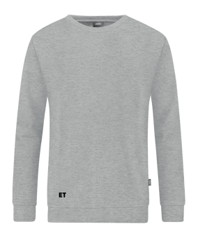 JAKO Organic Sweatshirt Grau F520