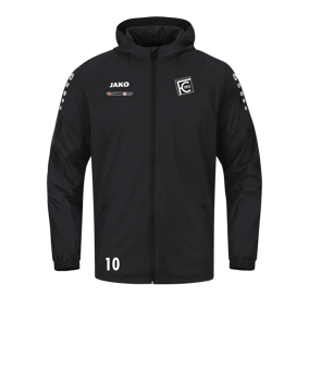 JAKO Team 2.0 Allwetterjacke Schwarz F800