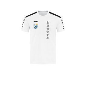JAKO Power T-Shirt Kids Weiss Schwarz F000