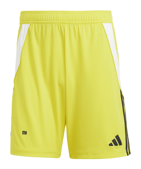 adidas Tiro 24 Short Gelb Weiss
