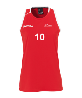 Kempa Player Tank Top Damen Rot Weiss F03