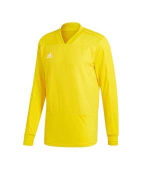 adidas Condivo 18 Sweatshirt Gelb Weiss - gelb