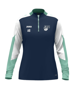 JAKO Dynamic Ziptop Sweatshirt Damen Blau F915