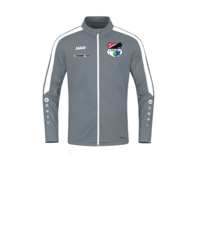 JAKO Power Polyesterjacke Kids Grau Weiss F840